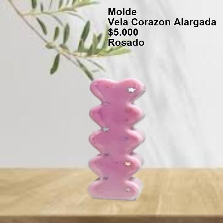 Vela corazon alargada